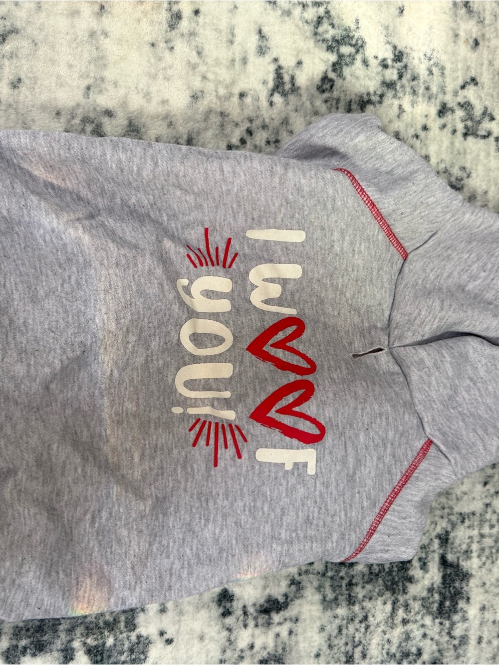 Pet Gray 'I ♥♥ You' Pullover Top